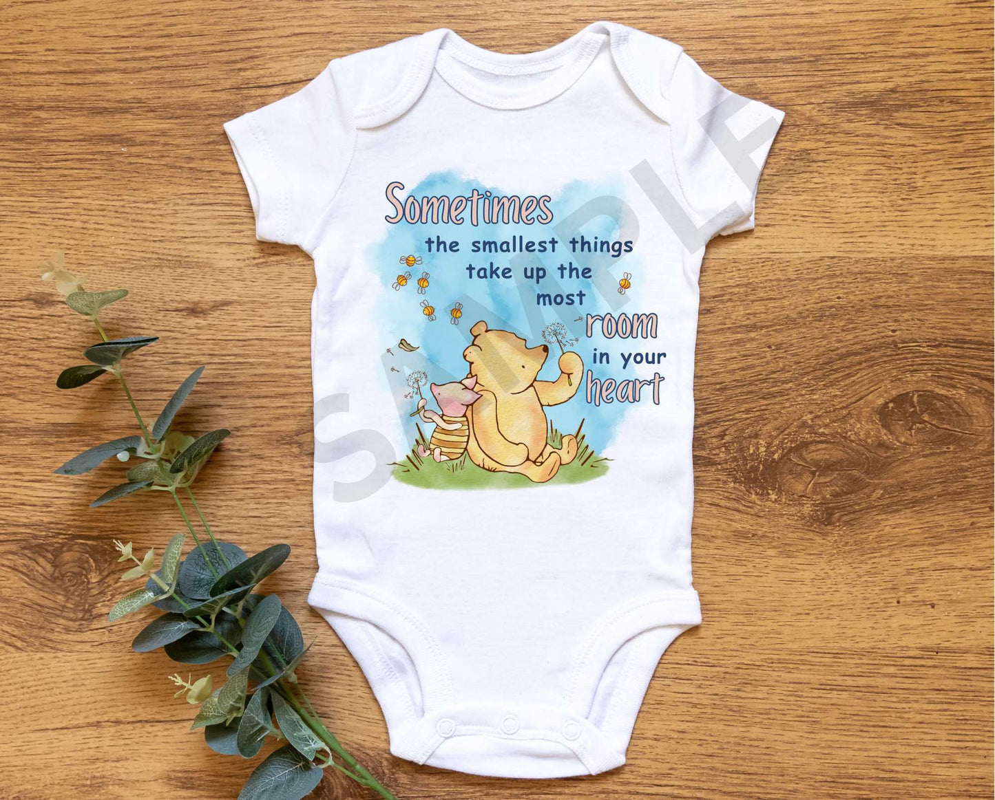 Pooh Piglet Smallest Things Design