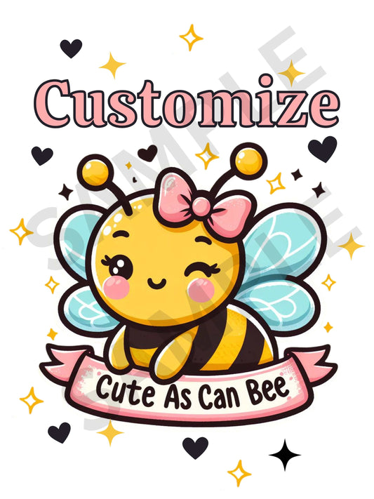 Winking Cute Bee