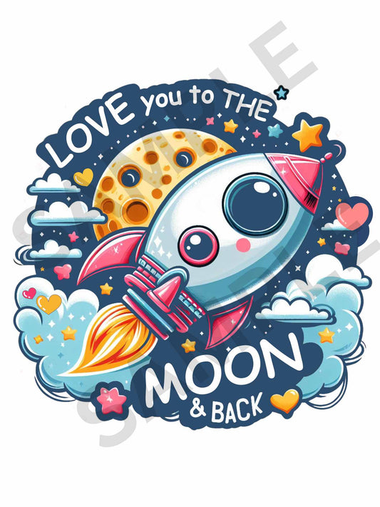 Love you to the Moon Digital Download